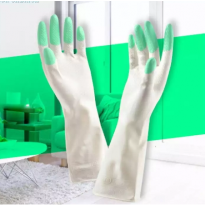 Long Sleeve Latex Kitchen Wash Dishwashing Gloves